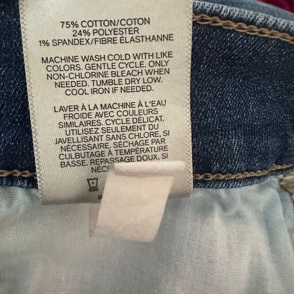 Express Cropped Legging Mid Rise Jeans Size 2 - Picture 6 of 14